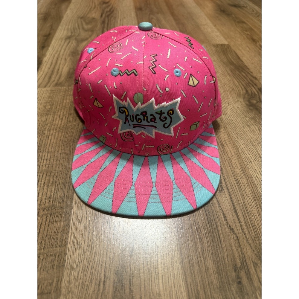 Headgear Classics Hat Flat Bill Pink Blue Rugrats One Size
